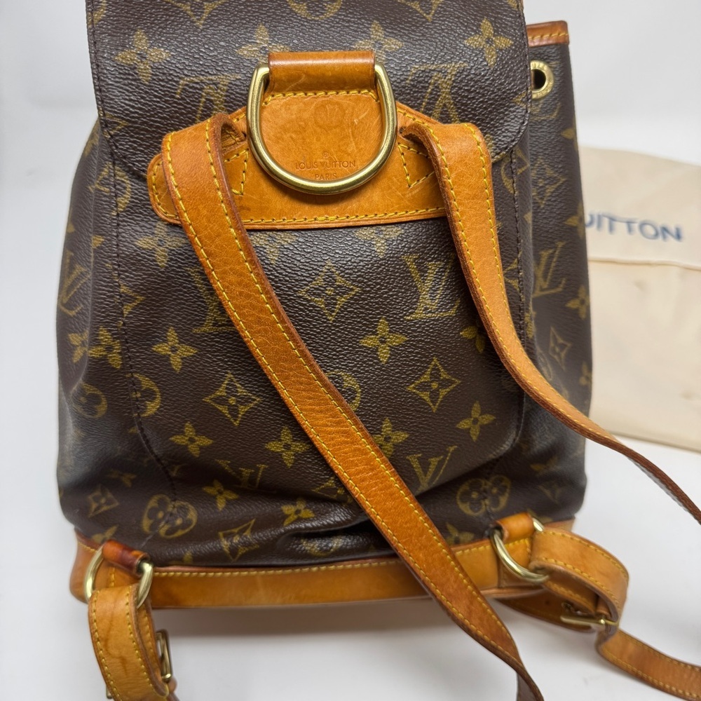Louis Vuitton Monogram Canvas Montsouris Backpack MM Brown - Picture 7 of 16